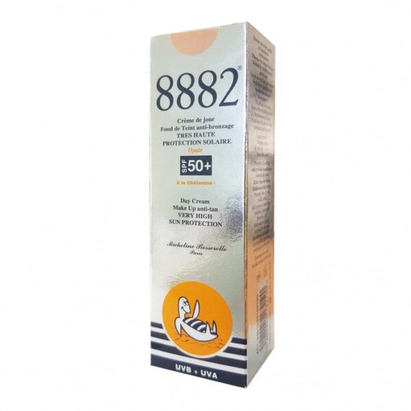8882 CREME DE JOUR FOND DE TEINT ANTI BRONZAGE OPALE SPF 50 + 40 ML