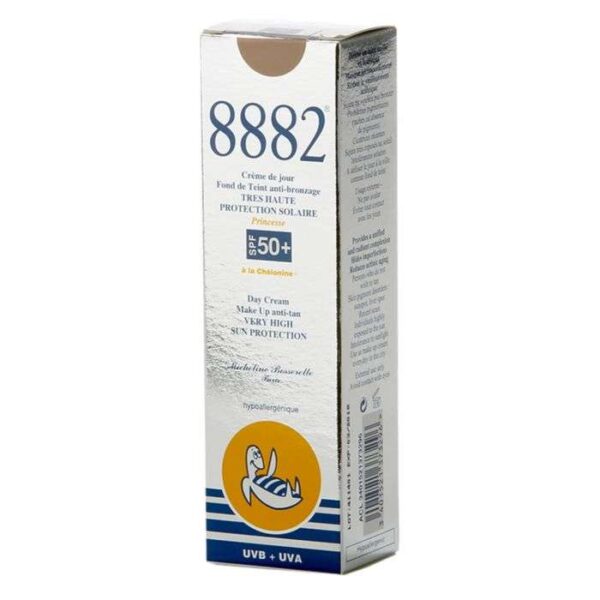 8882 CREME DE JOUR FOND DE TEINT ANTI BRONZAGE PRINCESSE SPF 50+ 40 ML