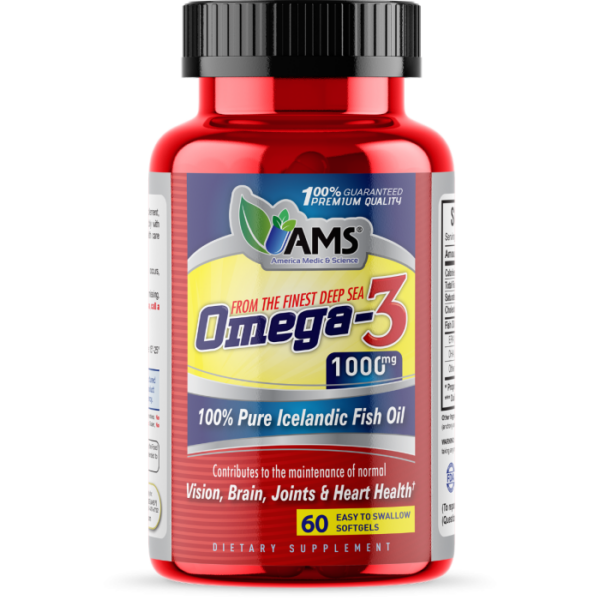 AMS OMEGA 3 - 1000mg - 60 Softgels