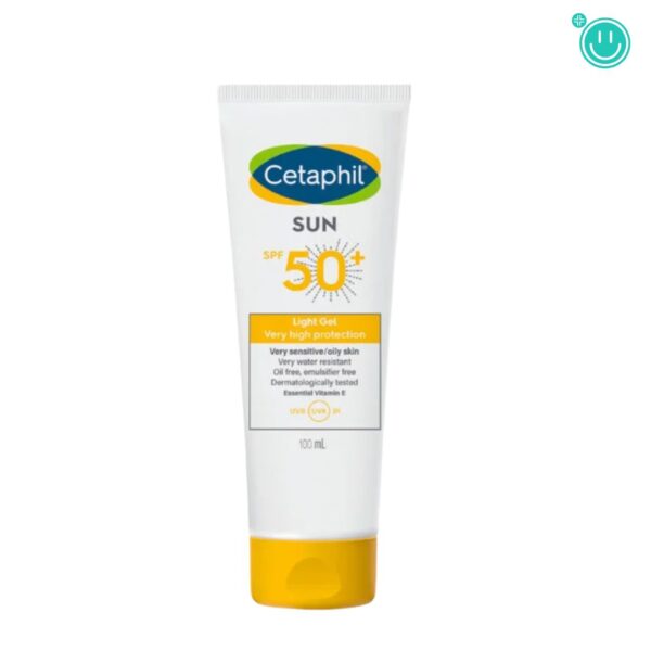 CETAPHIL SUN LIGHT GEL 100ML SPF 50+ PEAUX SENSIBLE ET GRASSE