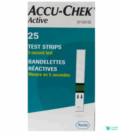 Accu Chek Active Test Rapide Glycémie 25 Bandelettes Réactives