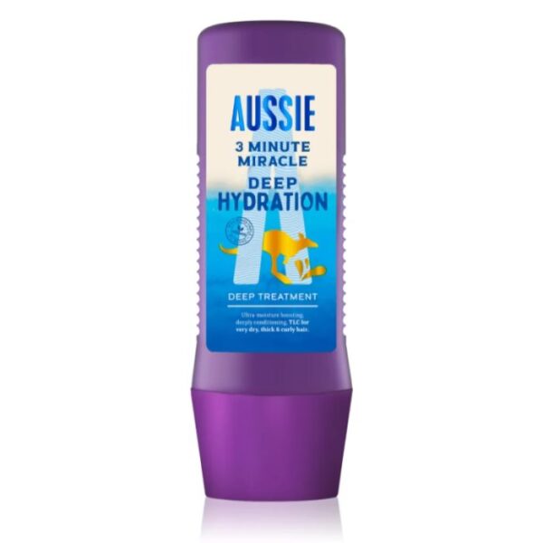 AUSSIE 3 MINUTES MIRACLE DEEP HYDRATION APRES SHAMPOING REGENERATEUR 225 ML