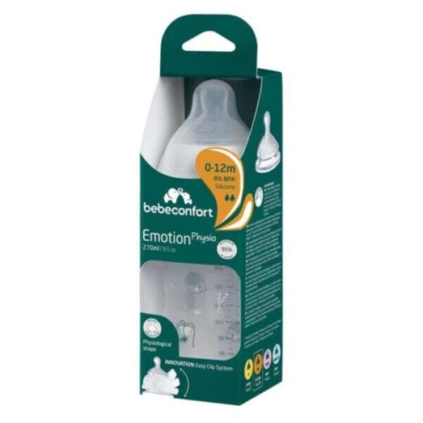 BEBE CONFORT BIBERON EMOTION PHYSIO 270 ML 0-12 MOIS