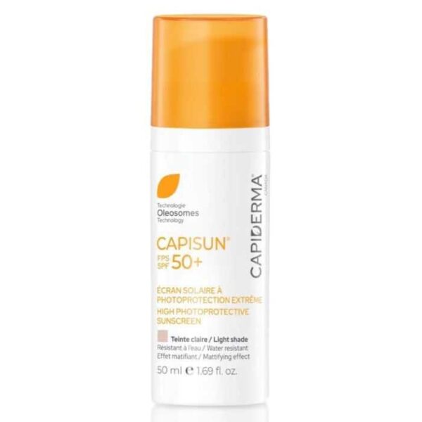 CAPIDERMA CAPISUN ECRAN SOLAIRE A PHOTOPROTECTION EXTREME TEINTE CLAIRE 50+