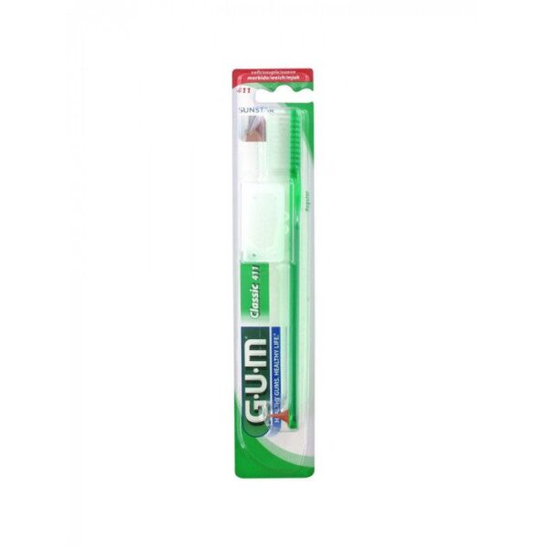 GUM BROSSE A DENTS CLASSIQUE SOUPLE REF 411