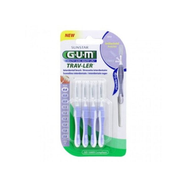 GUM MANCHE PAR 4 UNITES AVEC BROSETTE FINE 0.6 MM REF 1312