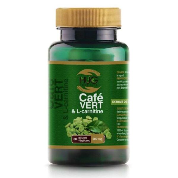 HUG GREEN COFFEE ET L CARNITINE 60 CAPSULES 500 MG