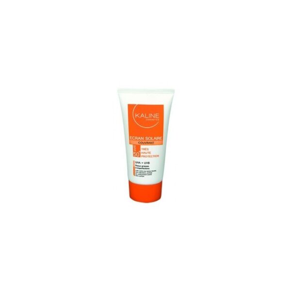 KALINE CREME SOLAIRE COUVRANTE SPF 50+ 50ML PEAUX GRASSE A IMPERFECTION