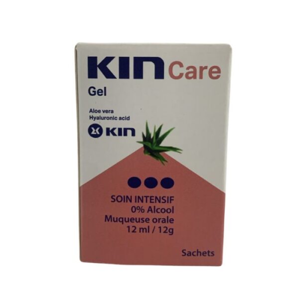 KIN CARE GEL ALOE VERA HYALURONIC ACID SOIN INTENSIF MUQUEUSE ORALE 12 ML