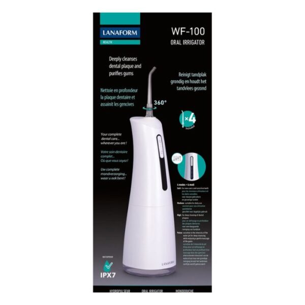 LANAFORM HYDROPULSEUR Nettoyant dentaire Triple action