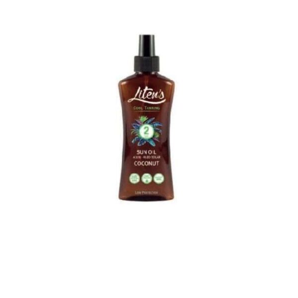LITENS HUILE SOLAIRE SPF 2 NOIX DE COCO 250 ML