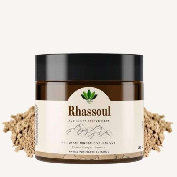 LOTUS BIO RHASSOUL AUX HUILES ESSENTIELLES EN POUDRE 250 G