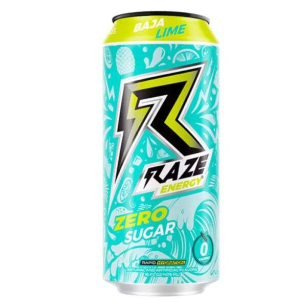 RAZE ENERGY BAJA LIME ZERO SUCRE 473 ml