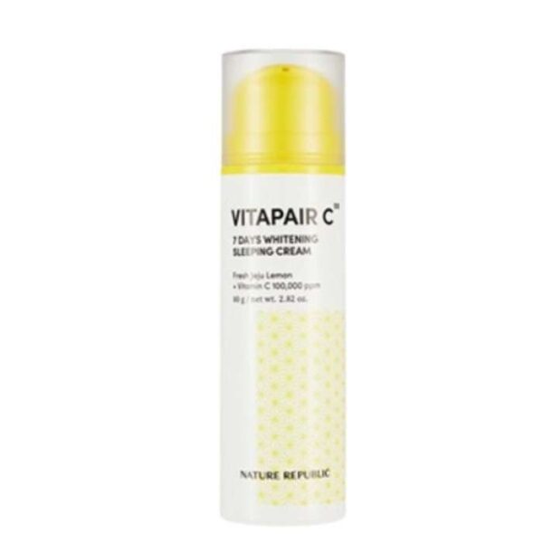 NATURE REPUBLIC VITAPAIR C D2 CREME NUIT ECLAIRCISSANT 7 JOURS 80 G