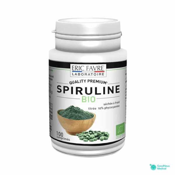 Eric Favre Spiruline Bio 100 comprimés-gnp-marrakech