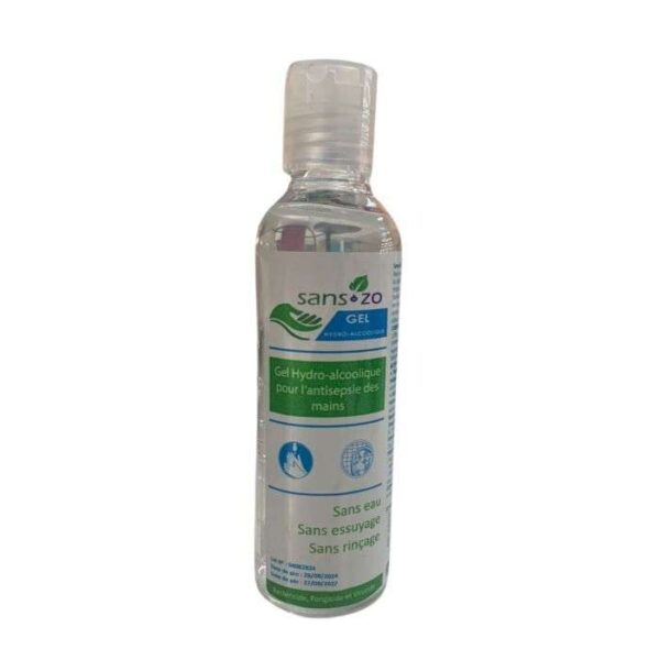 SANS ZO GEL HYDRO ALCOOLIQUE 100 ML SANS EAU