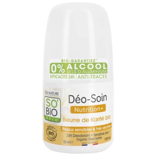 SO BIO DEO SOIN NUTITION BEURRE DE KARITE BIO 50ML