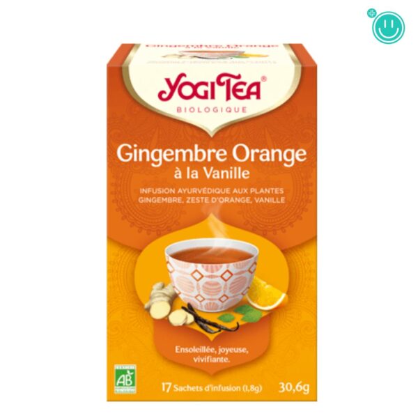 YOGI TEA GINGEMBRE ORANGE À LA VANILLE