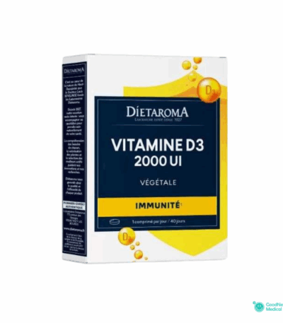 Dietaroma Vitamine D3 2000UI Végétale 40comprimes