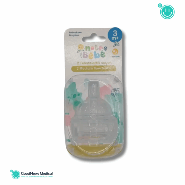 NOTRE BEBE TETINE EN SILICONE 3M+