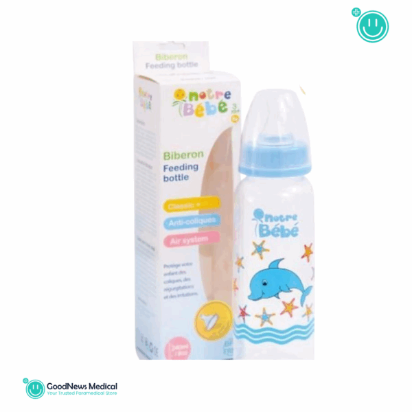 NOTRE BEBE BIBERON PL AVEC POIGNEE GM 240ML