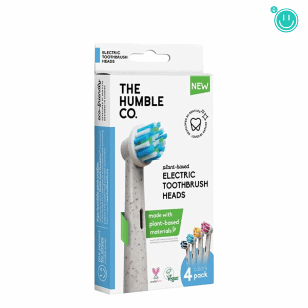 HUMBLE BROSSE A DENTS ADULTE ELECTRIQUE PLANT BASED X4