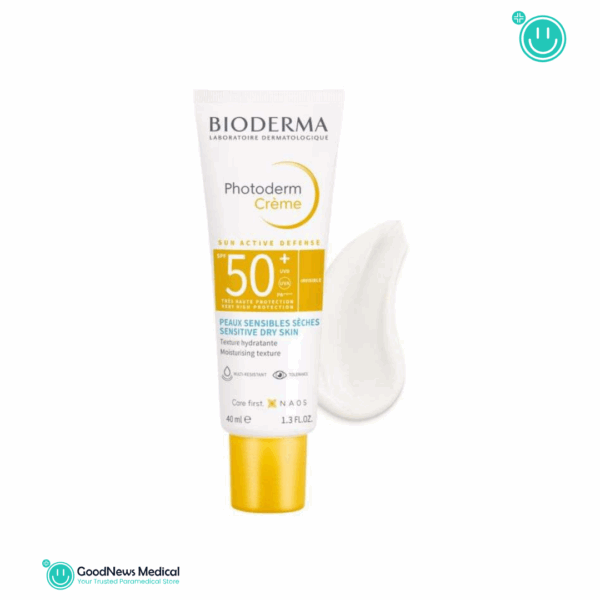 BIODERMA PHOTODERM SUN ACTIVE DEFENCE CREME SOLAIRE SPF 50+ INVISIBLE