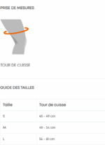 taille cuissard orliman