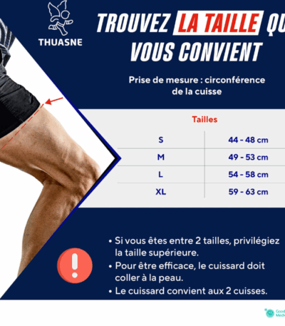 Cuissard Thuasne Sport-guide-de-taille-maroc-gnp