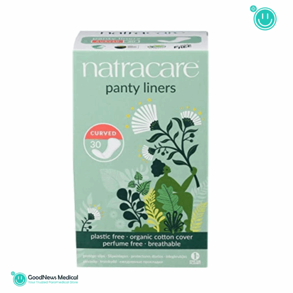 Protège slip anatomique curved NATRACARE 30 unités