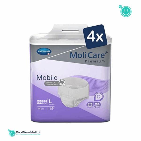 Slip absorbant nuit molicare premium mobile HARTMANN 14 pièces large