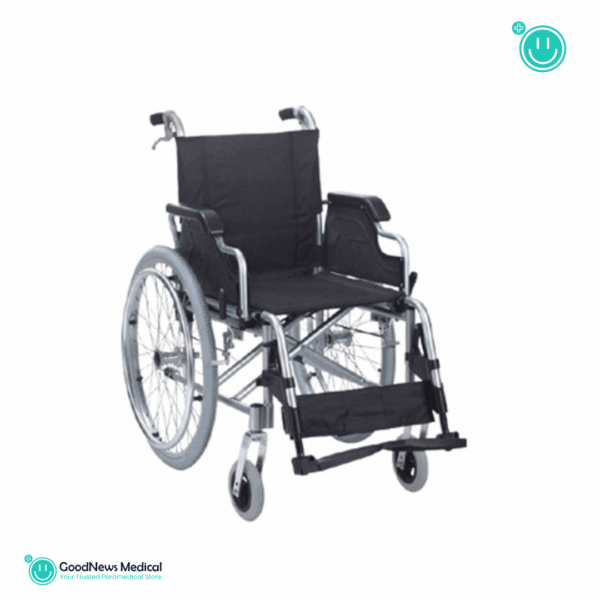 Fauteuil Roulant en Aluminium à Freins