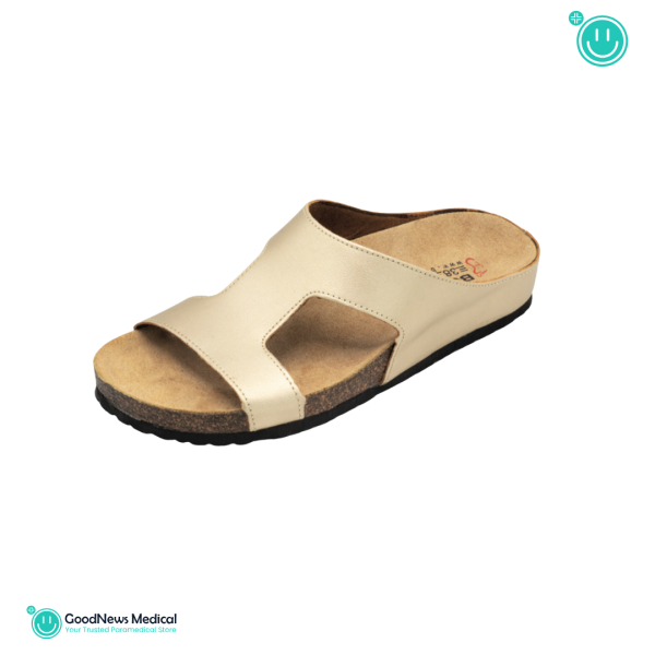 Sandalle medical femme dore BERCAMA taille 38
