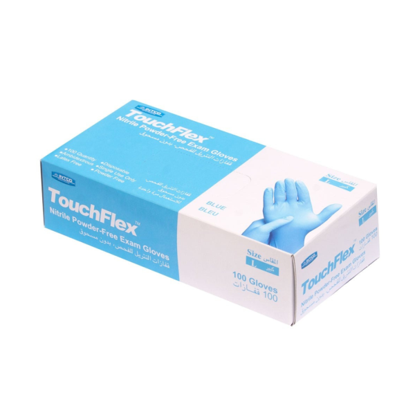 Gant nitrile bleu Touchflex